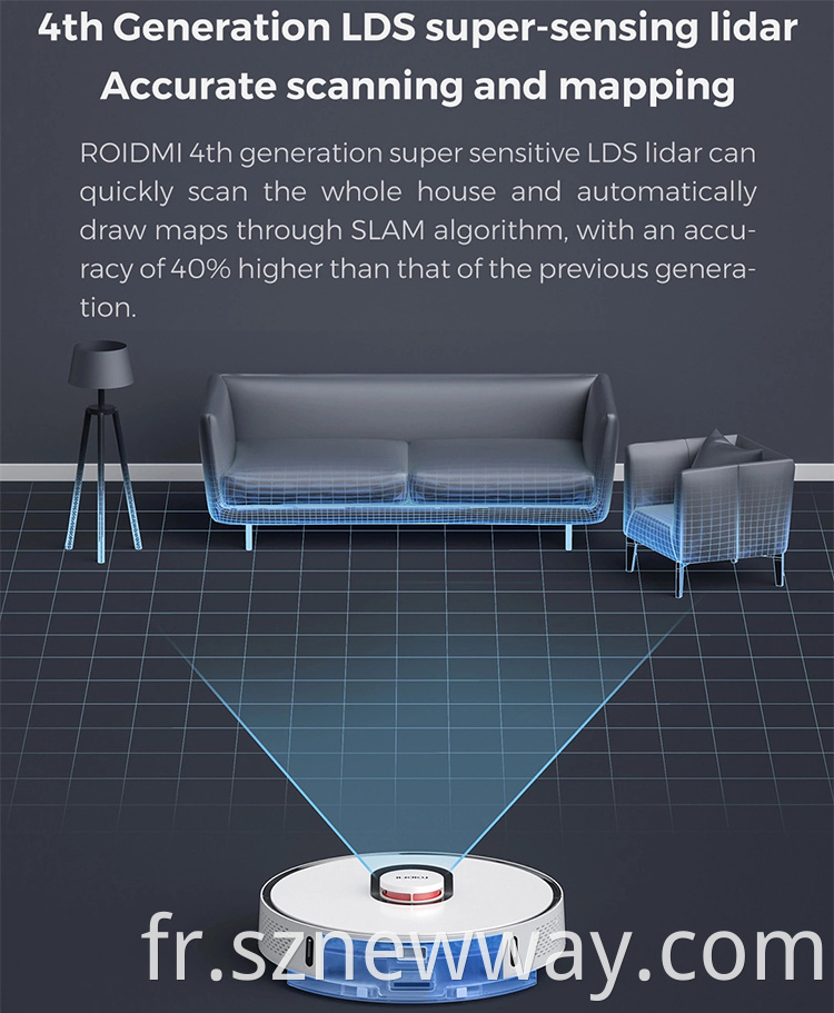 Roidmi Robot Vacuum Cleaner